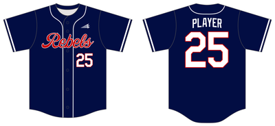 EDH Rebels Custom HexaFlex Baseball Jersey #J3D