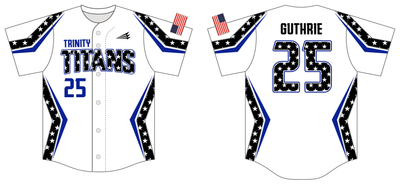 Trinity Titans Custom HexaFlex Baseball Jersey #J1B