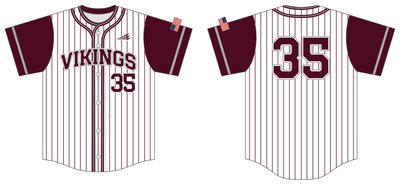 Brunswick Academy Vikings Custom HexaFlex Baseball Jersey #J1B