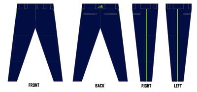 OTB Custom Athletic Baseball Pant #BP6A