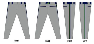 OTB Custom Athletic Baseball Pant #BP7A