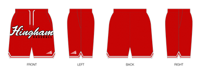 Hingham Baseball Custom Retro Mesh Shorts #MS2