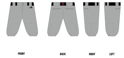 Border City Backs Custom Knicker Baseball Pant #BP5B