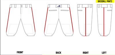 1776ers Custom Knicker Baseball Pant #BP2K