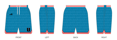 Unleashed Athletics Custom Retro Mesh Shorts #MS8C