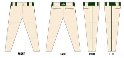 Richland County Raptors Custom ProFit Baseball Pant #BP11BP
