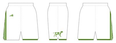 Van Buren Pointers Custom HexaFlex Crossover Basketball Shorts #BS5B