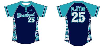 Botetourt Breakout Custom Nanodri Softball Jersey #J6