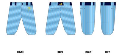 Lady Rays Custom Knicker Baseball Pant #BP1B