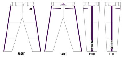 Midwest Mambas Custom Pro-Fit Baseball Pants #BP2C