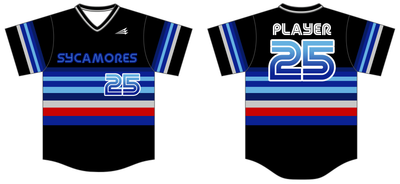 Jr Sycamores Custom NanoDr Baseball Jersey #J19B
