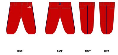 Jackson County Heat BaseBall Custom Knicker Baseball Pant #BP2