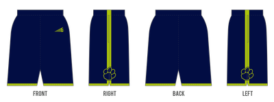 Bobcats (Whitney) Custom Revolution Pocket Shorts #RV1