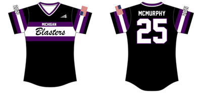 Michigan Blasters Custom HexaFlex Softball Jersey #J3e