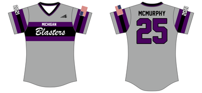 Michigan Blasters Custom HexaFlex Softball Jersey #J3c