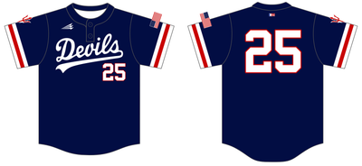 Watertown Red Devils Custom HexaFlex Baseball Jersey #J3B