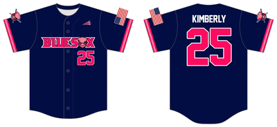 Blue Sox Custom HexaFlex Baseball Jersey #J8