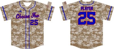 Arkansas Chosen Few Custom HexaFlex Baseball Jersey #J9C