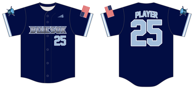 Blue Sox Custom HexaFlex Baseball Jersey #J18