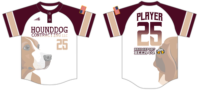 HOUNDDOG CONTRACTING Custom HexaFlex Baseball Jersey #J8B