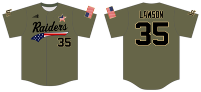 Lubbock Raiders Custom NanoDri Baseball Jersey #J53b
