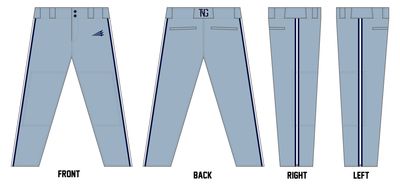 TNG Prospects Custom Athletic Cut Baseball Pants #BP20A