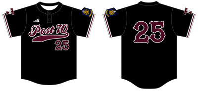 Troy Post 70 Custom HexaFlex Baseball Jersey #J9B