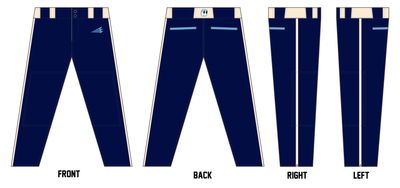 SW Lookouts Custom Athletic Baseball Pant #BP7d
