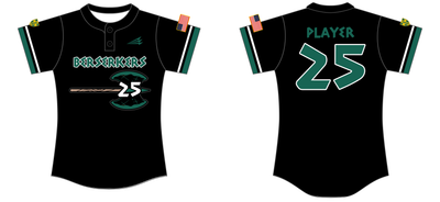 Berserkers Custom NanoDri Softball Jersey #J1BB