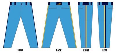 Stephenville Sox Custom Long Relaxed Baseball Pant #BP11