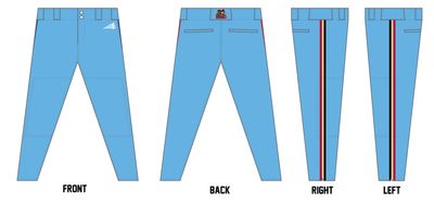 Ocala Nuts Custom Athletic Baseball Pant #BP1