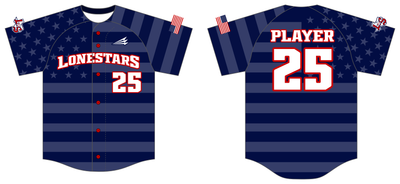 Lonestars (Garza) Custom Hexaflex Baseball Jersey #J5