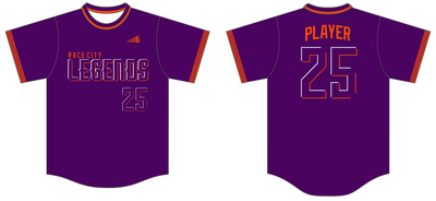 Race City Legends Custom NanoDri Baseball Jersey #J11D