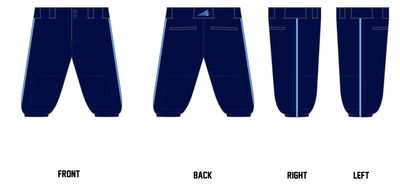 Oxford Cubs Custom Knicker Baseball Pant #BP4