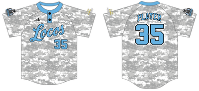 Carolina Locos Custom HexaFlex Baseball Jersey #J1F