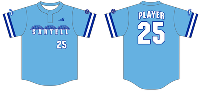 Sartell Stone Poneys Custom NanoDri Baseball Jersey #J1G