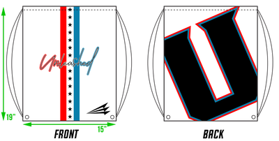 Unleashed Athletics Custom Drawstring Bag #DB1