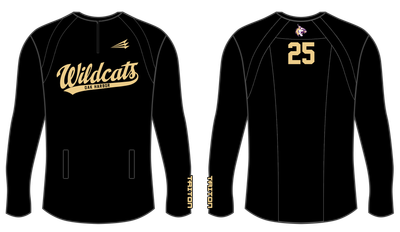 Oak Harbor Baseball Association Custom Longsleeve Cage Jacket #CC2B