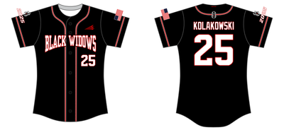 Black Widows (Kolakowski) Custom NanoDri Softball Jersey #J6