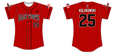 Black Widows (Kolakowski) Custom NanoDri Softball Jersey #J7B