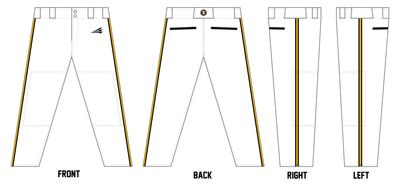 Southeast Iowa Swarm Custom Long Relaxed Baseball Pants #BP1C