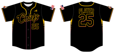 Chiefs Baseball Custom NanoDri Baseball Jersey #J3B