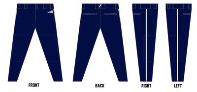 Lincroft Lightning Custom Athletic Baseball Pant #BP2B