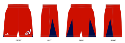 Loudoun Aces Custom Revolution Pocket Shorts #RV4