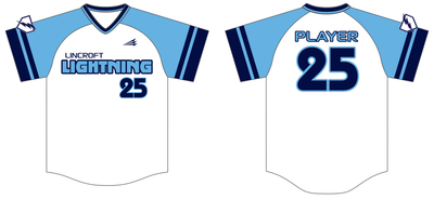 Lincroft Lightning Custom HexaFlex Baseball Jersey #J4