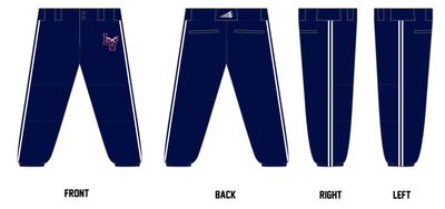 Lake Villa Eagles Softball Custom Fastpitch Pant #FP4C