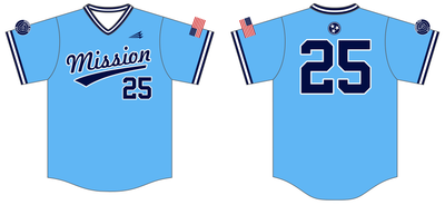Mission Baseball Custom Nanodri Baseball Jersey #J2B