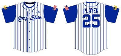 Camp Blue Custom NanoDri Baseball Jersey #J5B
