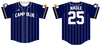 Camp Blue Custom NanoDri Baseball Jersey #J4F