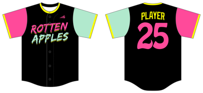 Rotten Apples Custom NanoDri Baseball Jersey #J2C